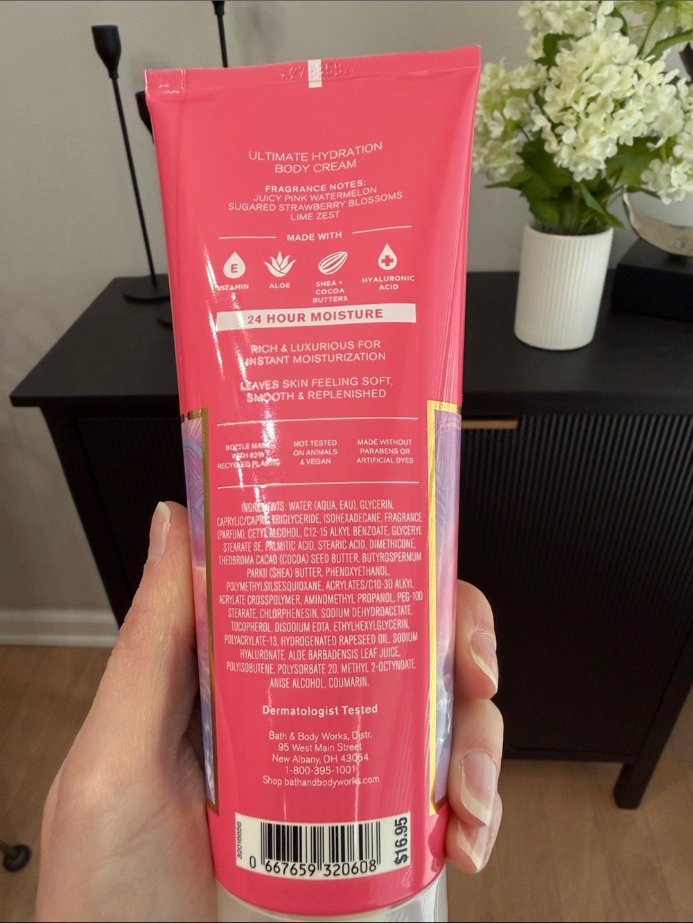 Bath & Body Works Pink Watermelon Blast Body Cream - Picture 3 of 4
